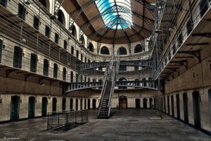 The prison of Kilmainham Gaol in Dublin