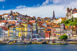 The District of Ribeira in Porto