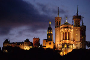 The Fourviere Basilica in Lyon